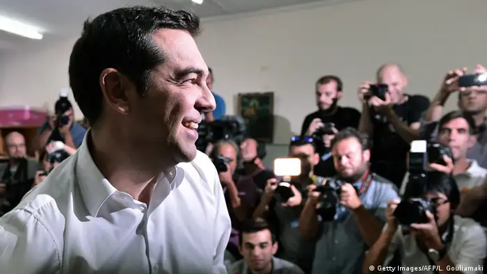 Griechenland Athen Wahlen Wahllokal Alexis Tsipras