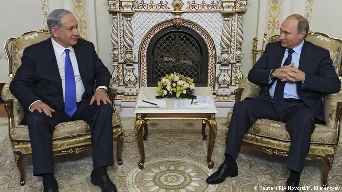 Russland Israel Netanjahu bei Putin