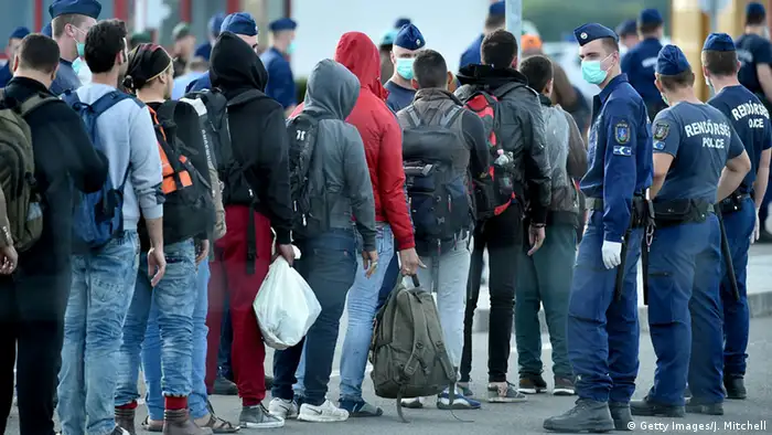 Ungarn, Flüchtlinge an der Grenze zu Kroatien