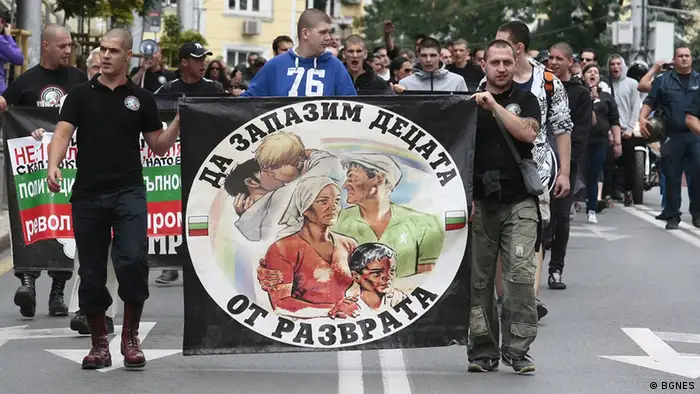 Homophobe Demo in Sofia (Foto: BGNES)
