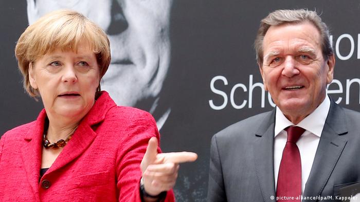 Angela Merkel and Gerhard Schröder Vorstellung Biografie