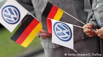 Symbolbild - VW Deutschland Flagge