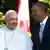 El presidente de Estados Unidos, Barack Obama, con el papa Francisco durante la visita del pontífice a  la Casa Blanca (23.09.2015)