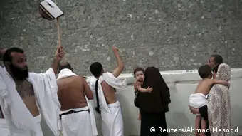 Saudi Arabien Hadj Mina Steinigung Satan Pilger Mekka Eid al-Adha