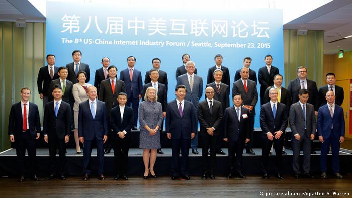 US China Internet Industrie Forum Seattle (picture-alliance/dpa/Ted S. Warren)
