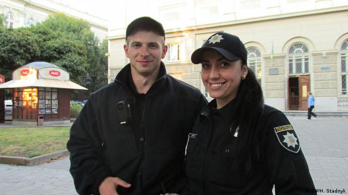 Молоді обличчя нової поліції Львова: Вікторія Петрик і Ростислав Витвицький