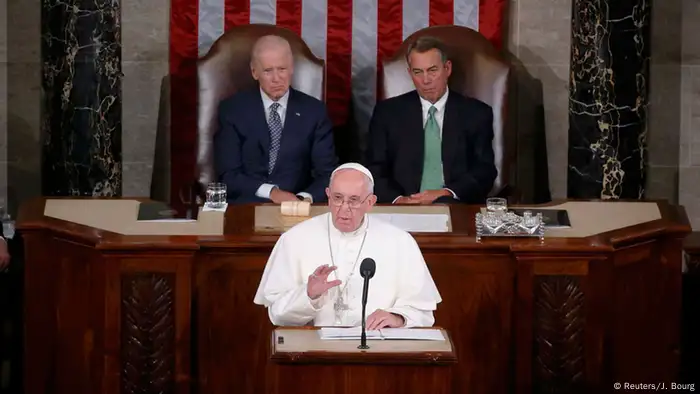 Washington Rede Papst Franziskus vor dem Kongress