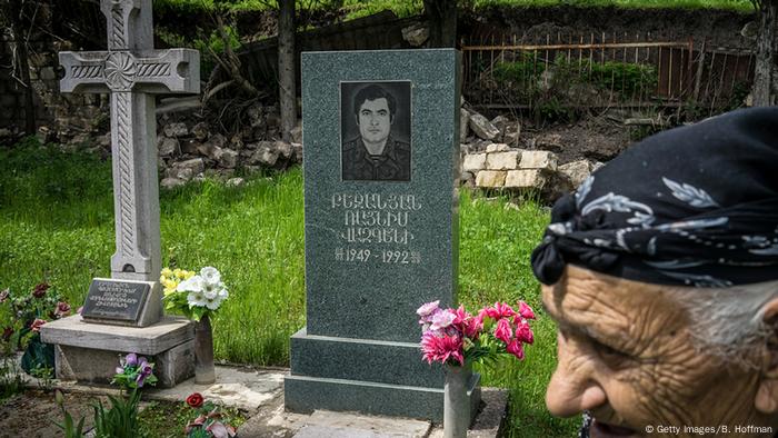 Un soldado armenio fallecido en el conflicto.