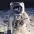 O astronauta Buzz Aldrin, um dos primeiros humanos na Lua