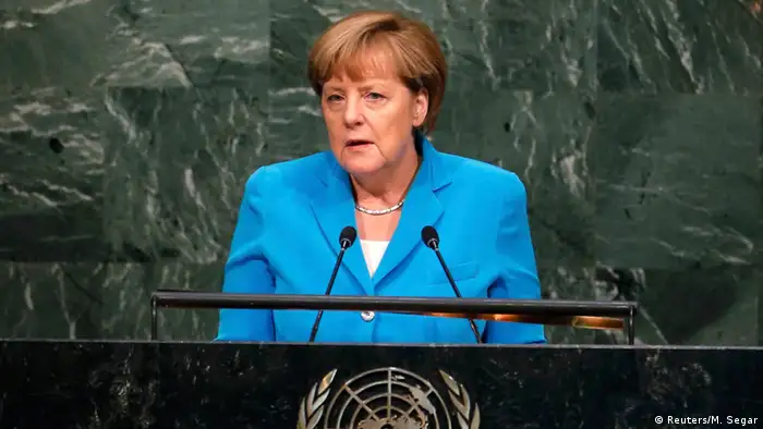 Kanzlerin Angela Merkel UN Vollversammlung in New York