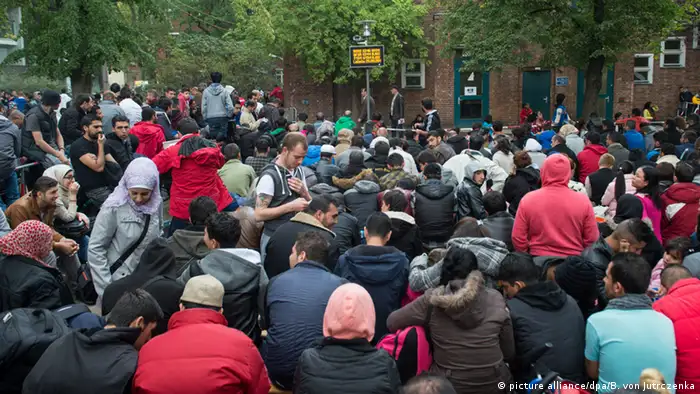 Deutschland Flüchtlinge in Berlin