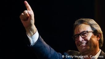 Katalanischer Regionalpräsident Artur Mas nach den Wahlen (Foto: Alex Caparros/Getty Images)