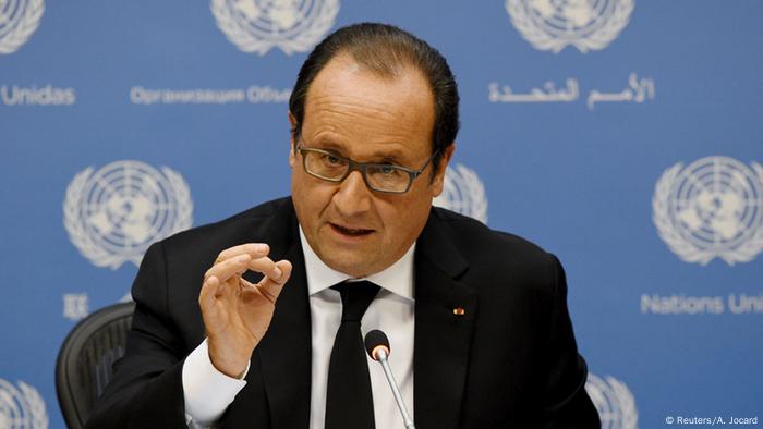 USA Francois Hollande PK Vereinte Nationen