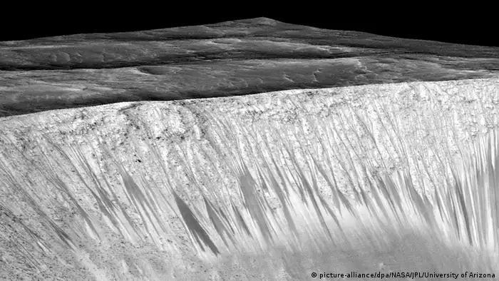 NASA Mars Wasser auf dem Mars