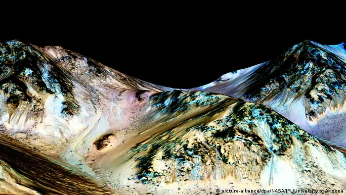 NASA Mars Wasser auf dem Mars