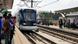 Addis Abeba Äthiopien Bahn Straßenbahn Haltestelle Addis Abeba Äthiopien Bahn Straßenbahn Haltestelle