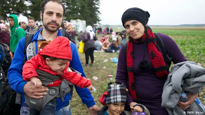 Kroatien Serbien Flüchtlinge bei Sid
