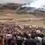 Protest gegen Kupfermine Las Bambas in Peru