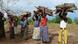 A group of Malawian women carrying bundles of wood A group of Malawian women carrying bundles of wood