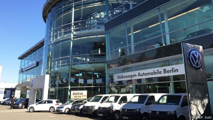 Volkswagen car shop in Berlin