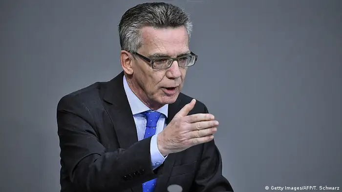 Bundestag Rede Thomas de Maiziere