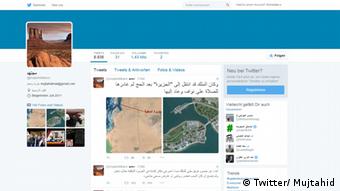 Twitter Profil Screenshot Saudi Arabien Mujtahid