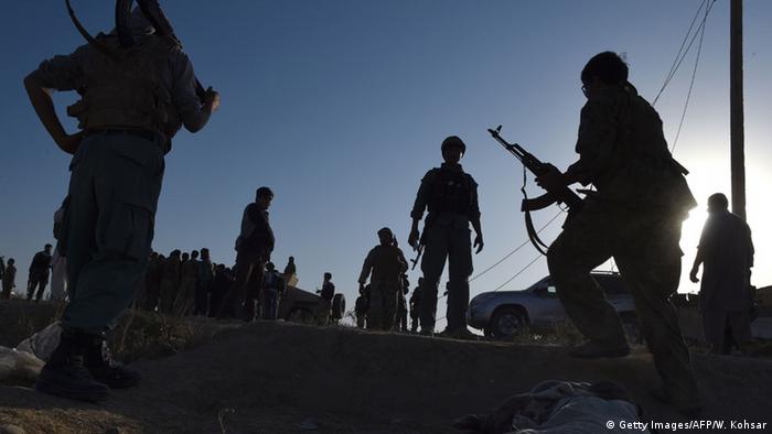 Afghanistan Kundus Sicherheitskräfte Kämpfer