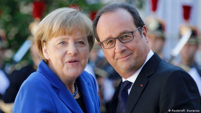 Merkel Und Hollande Gemeinsam Fur Fluchtlinge Europa Dw 07 10 2015
