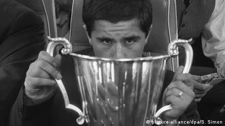 Gerd Müller with the 1967 UEFA Cup Winners' Cup