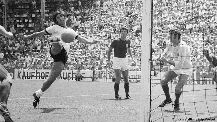 Bildergalerie Gerd Müller Fußball Weltmeisterschaft 1970 Mexiko 