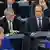 Frankreich Straßburg EU Parlament Merkel und Hollande (Foto: REUTERS/Vincent Kessler)