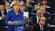 Merkel and Hollande speak in the EU parliament Merkel and Hollande speak in the EU parliament