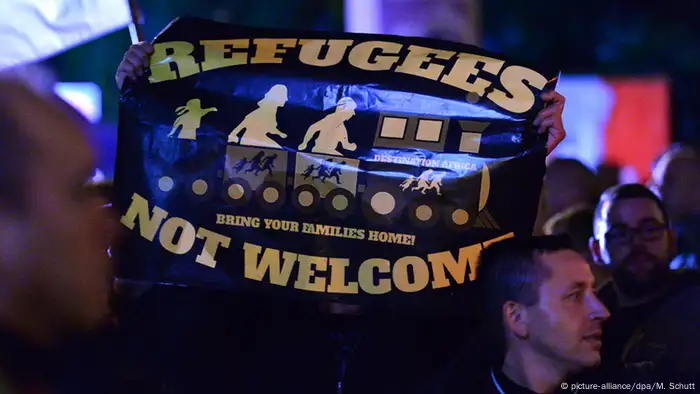 Erfurt - Demonstrationen gegen die Asylpolitik