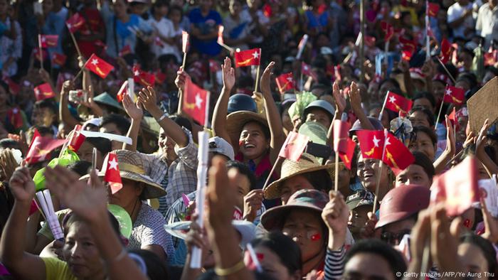 Myanmar Wahlkampf (Getty Images/AFP/Ye Aung Thu)