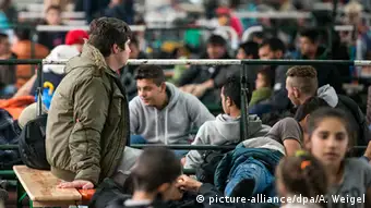 Deutschland Erstregistrierungsstelle für Flüchtlinge in Passau