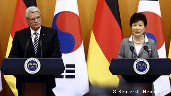 Südkorea Joachim Gauck und Park Geun-Hye