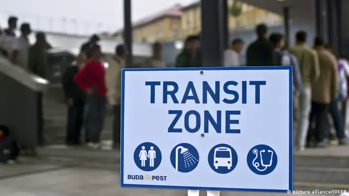 Ungarn Transitzone (Symbolbild)