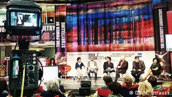 Diskussionspanel beim Prix Italia in Turin (Foto: Marina Strauß).