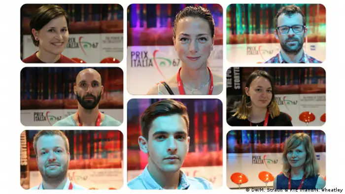 Teilnehmende Journalisten bei dem SkillsXchange-Programme des Prix Italia in Turin (Foto: Marina Strauß, Nigel Wheatley).