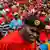 South African trade unionists protest against corruption