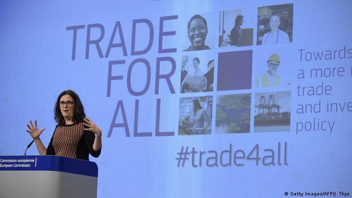 Brüssel Cecilia Malmström EU Kommission Wirtschaftspolitik