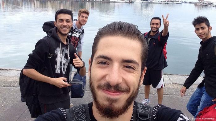 Сирийские беженцы на острове Лесбос