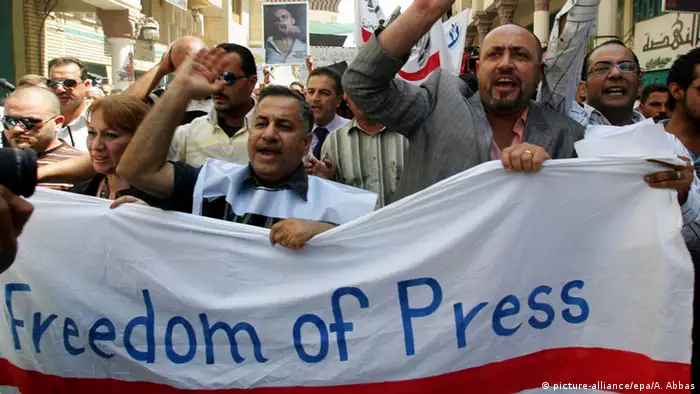 Irak Pressefreiheit Symbolbild