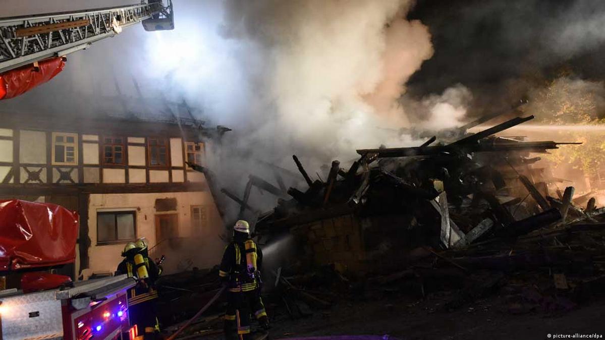 Migrant workers' house destroyed in fire