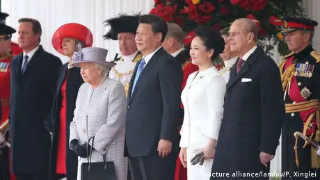 Großbritannien, Xi Jinping auf Staatsbesuch in China