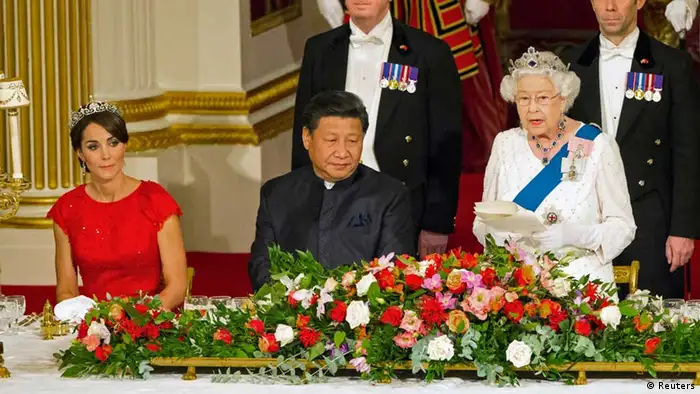London: Staatsbankett bei Queen Elizabeth II. für Chinas Präsident Xi Jinping