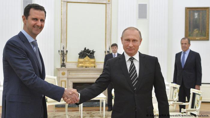 Russland Syrien Assad bei Putin