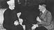 Grão-mufti de Jerusalém (esq.) Amin Al-Husseini em encontro com Hitler em Berlim (09/12/1941) Grão-mufti de Jerusalém (esq.) Amin Al-Husseini em encontro com Hitler em Berlim (09/12/1941)