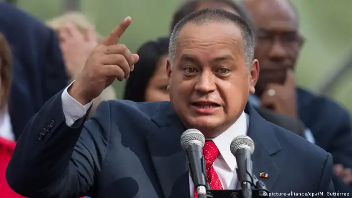Parlamentspräsident Diosdado Cabello (picture-alliance/dpa/M. Gutiérrez)