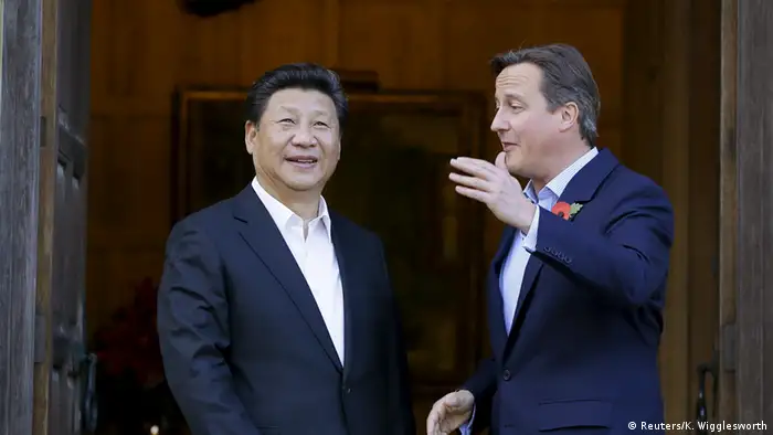 Großbritannien Staatsbesuch von Xi Jinping bei David Cameron